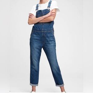 GAP For Good medium wash denim overalls size XS